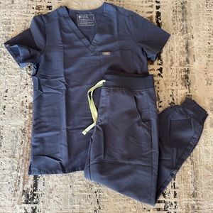 Figs Scrubs Set - Space Navy